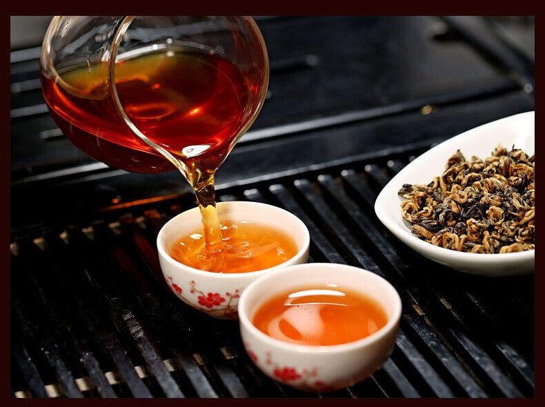 Top Dian Hong Black Tea Chinese TeaChina Yunnan Golden Snail Bud "JingLuoYa"