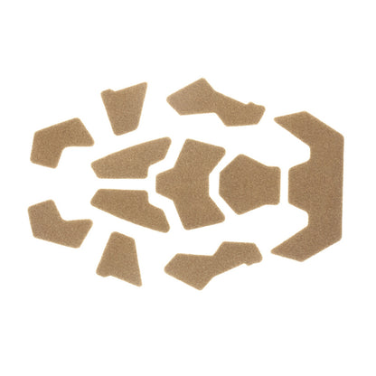 Brown Tactical Helmet Magic Sticky Sticker Accessories For All Fast Helmets