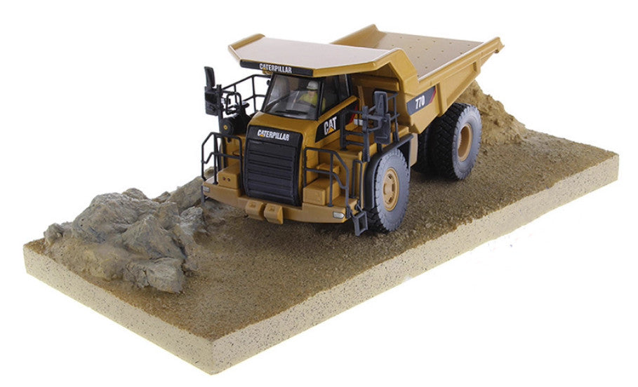 1:50 DM CAT770 Off-Highway Truck Mine Dump Truck Construct Machine Diecast Model