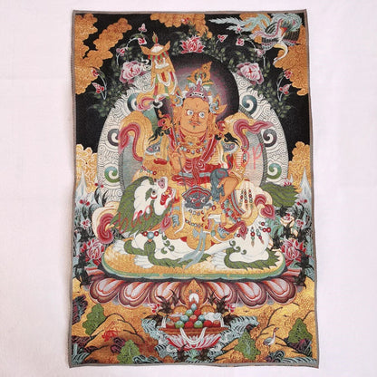Religious Thangka Decorative Portraits The King of Wealth Recruit Wealth Mascot