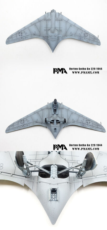 1:72 PMA Germany HORTEN GOTHA GO 229 1944 Bomber Fight ABS Diecast Plane Model