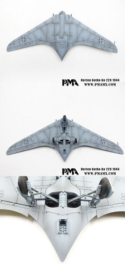 1:72 PMA Germany HORTEN GOTHA GO 229 1944 Bomber Fight ABS Diecast Plane Model