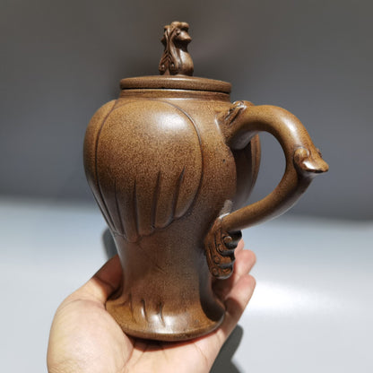 Chinese Yixing Zisha Clay Handmade Exquisite Teapot 品名：高凤壶 底款：陈鸣远