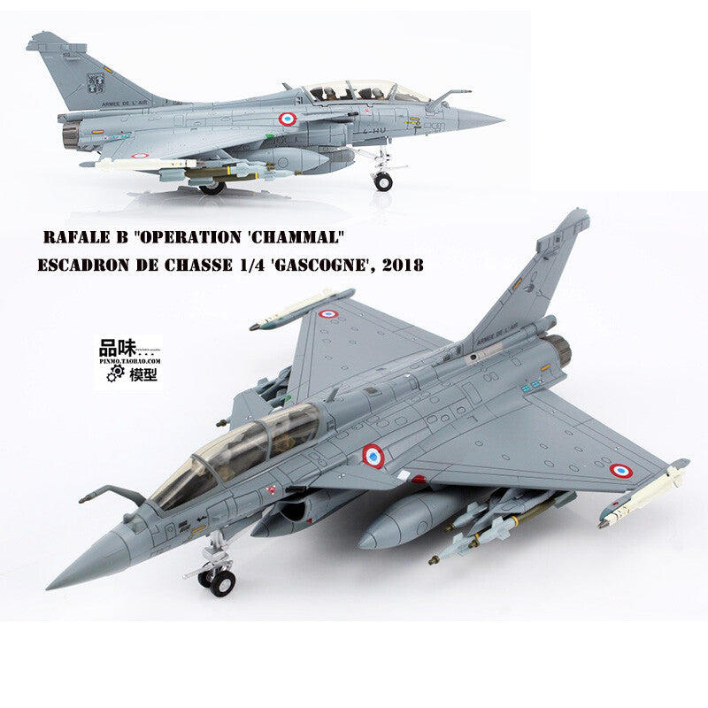 HM 1/72 French Rafale B Fighter Model Chammal Action Alloy Model