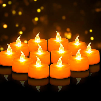 Tea Lights Battery Operated Candles LED Tea Lights Flameless Candles 200+ Hours