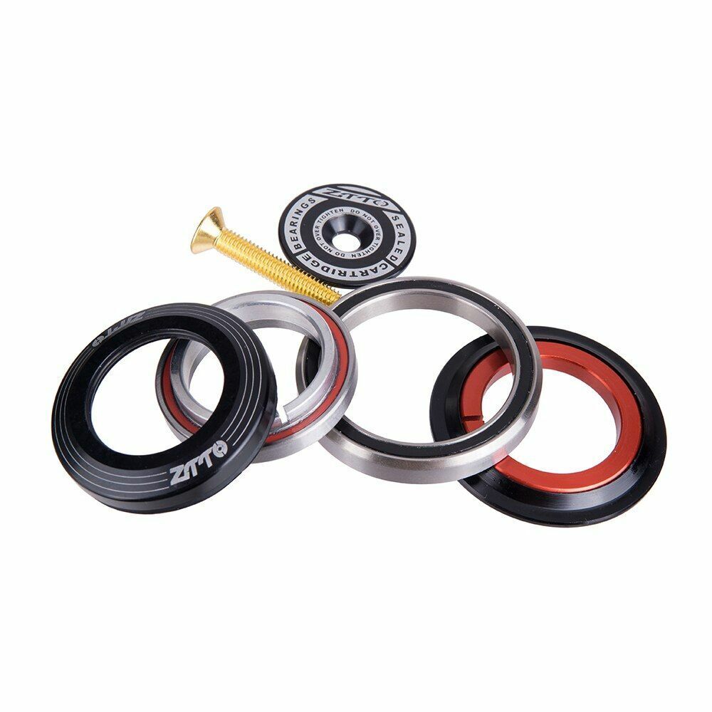 Bicycle Headset 42mm 52mm CNC 1 1/8"-1 1/2" MTB Bearing Tapered Tube Fork Steer