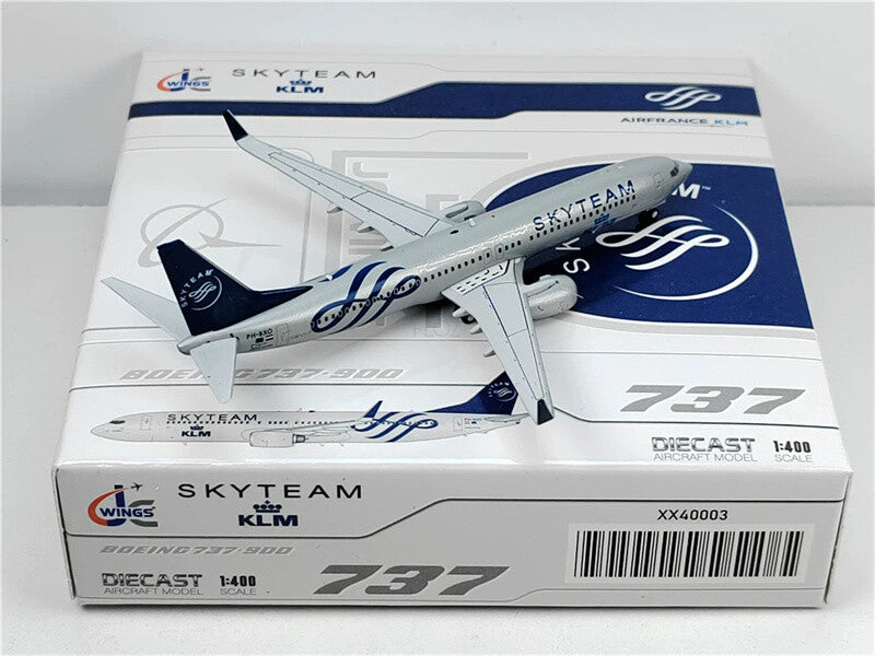 JC Wings KLM Skyteam for Boeing 737-900 PH-BXO 1/400 Aircraft Pre-built Model