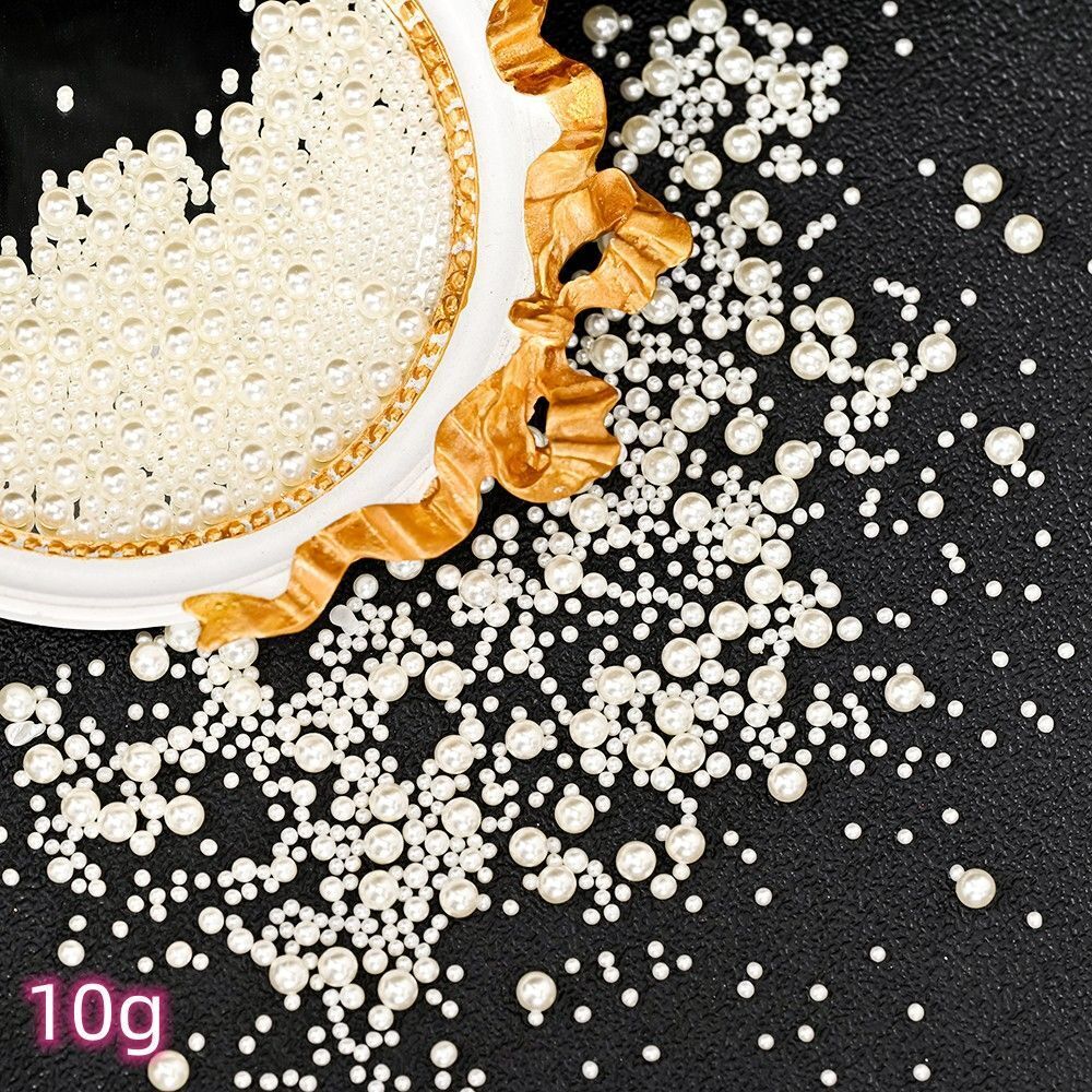 Nail Art Decals 20-100Pcs 3D Heart Charms Clear Acrylic DIY Manicure Accessories