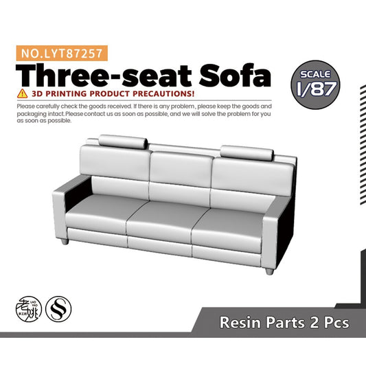 Yao's Studio LYT87257 1/87 Scene Model Three-seat Sofa