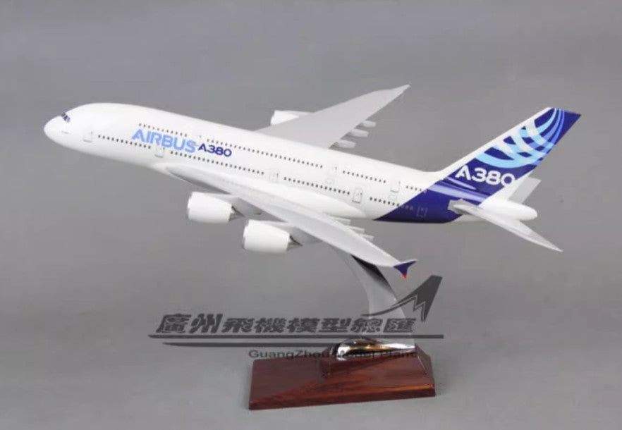 34CM 1:215 AIRBUS A380 Passenger Airplane Resin Aircraft Plane Model Collection