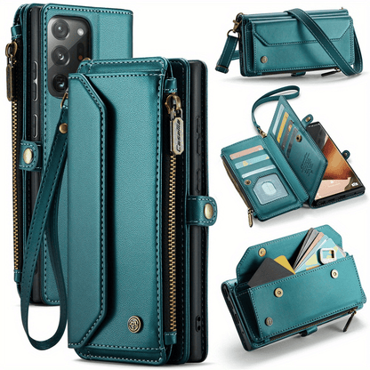 Crossbody for Samsung Galaxy Note 20 Ultra Note 10 Plus Case Wallet Card Holder