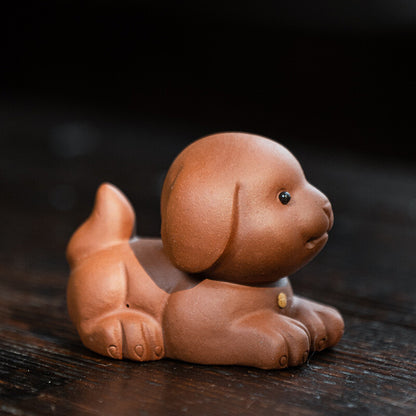 Purple Sand Tea Pet Dog Decoration Sculpture Tea Table Tea Set Tea Ceremony