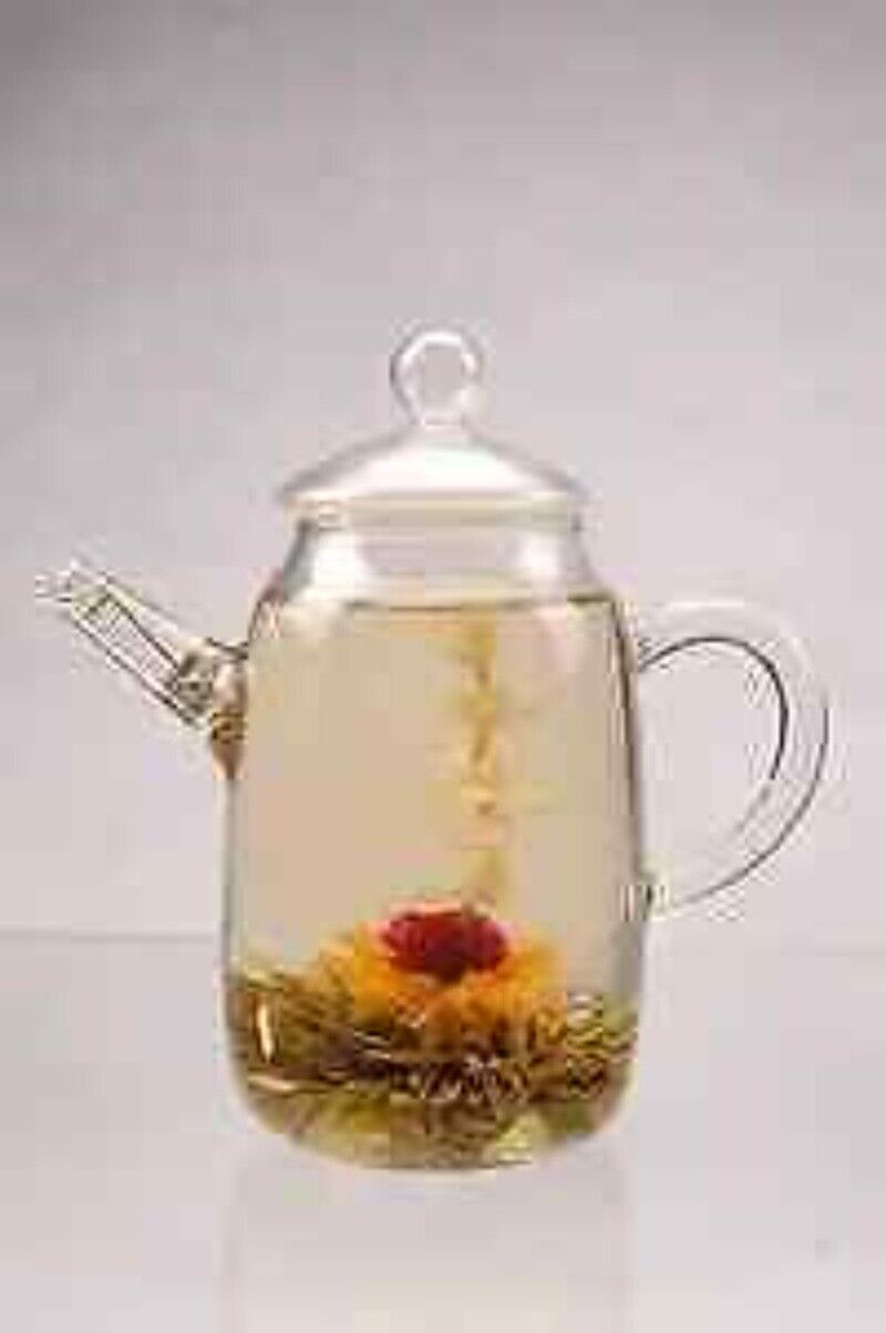 Man Tian Xian Tao Blooming Tea Silver Needle Gomphrena Globosaa Marigold 20pcs