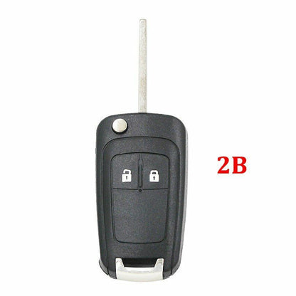 Remote Key Case Fob for CHEVROLET 2/3/4/5 Button Flip Folding Key Shell Cruze 1x