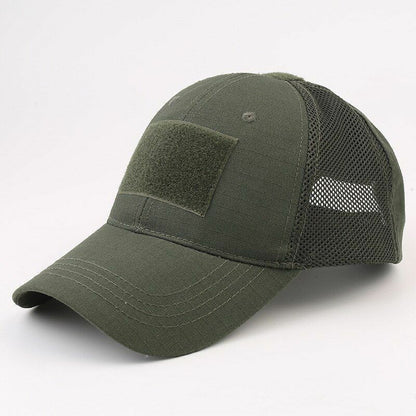 Tactical Hat Camouflage Sunscreen Outdoor Sport Hunting Camping Hiking Cap Brown