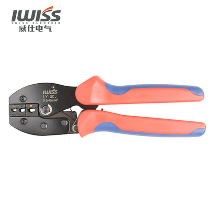 IWISS LY-30J Crimper Pliers 0.5-6.0mm2 22-10AWG Insulated Terminal Crimping Tool