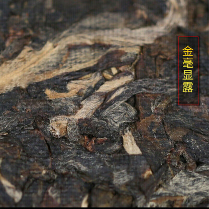 357g Nanqiao Bulang Arbor Tree Iron Pu-erh Tea Silver Medal Award Cake