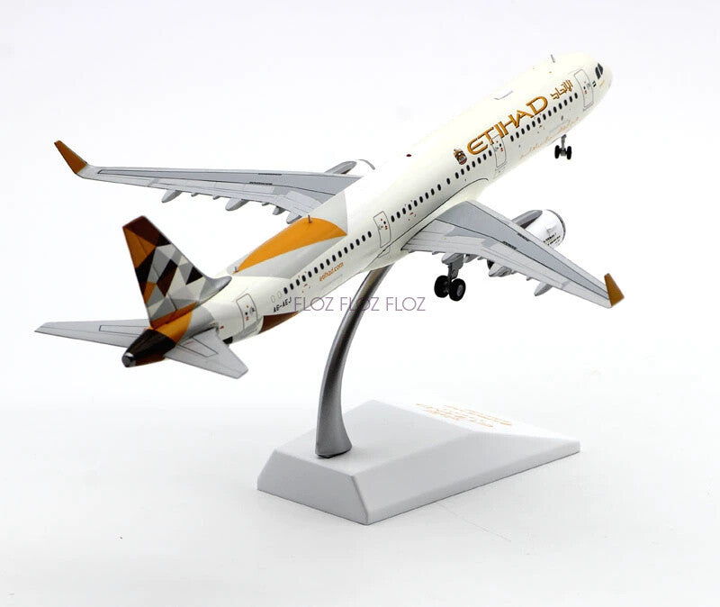JC Wings Etihad AIRWAYS for Airbus A321 A6-AEJ 1:200 Aircraft Pre-built Model