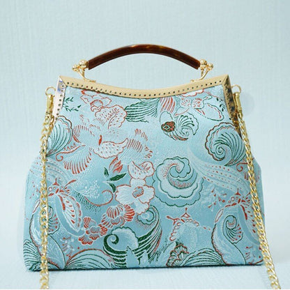 Chain Women Shoulder Crossbody Bag Tote Handbags Purse Vintage Shell Lock Bags