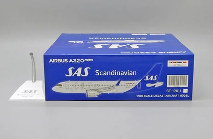 1:200 JC Wings SAS Scandinavian Airlines AIRBUS A320Neo Airplane Diecast Model