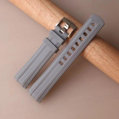 20mm Rubber Silicone Watch Strap Band For Omega Seamaster 300 Watchband Belts