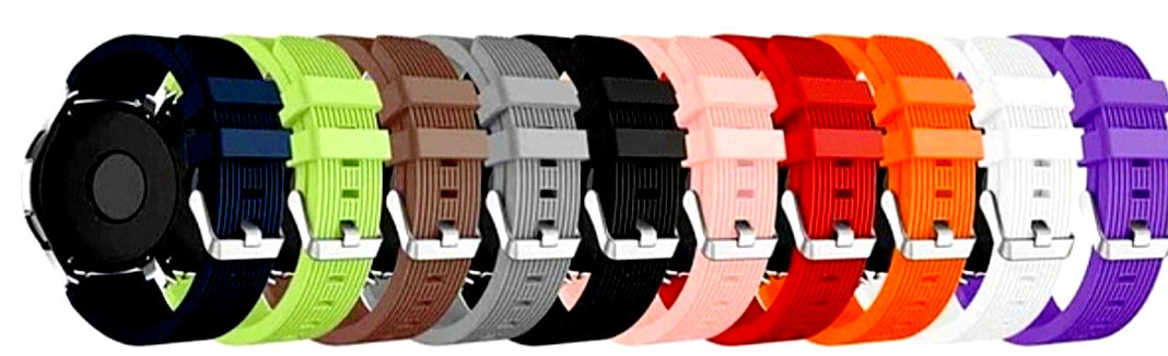 Replacement Silicone Sport Watch Band Strap For Samsung Galaxy Watch 42mm 46mm