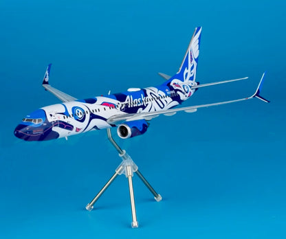 1:200 GeminiJets Alaska Airlines Boeing 737-800S Aircraft Diecast Airplane Model