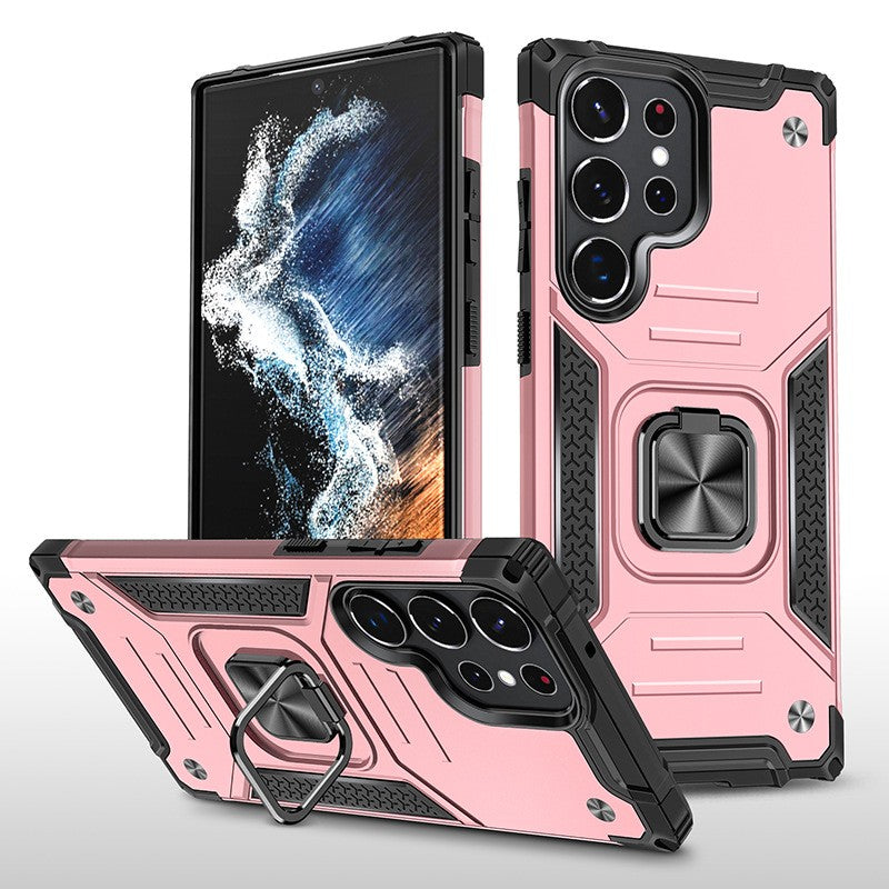Suitable for Samsung S20 Keng armored sergeant anti-fall ring mobile phone case