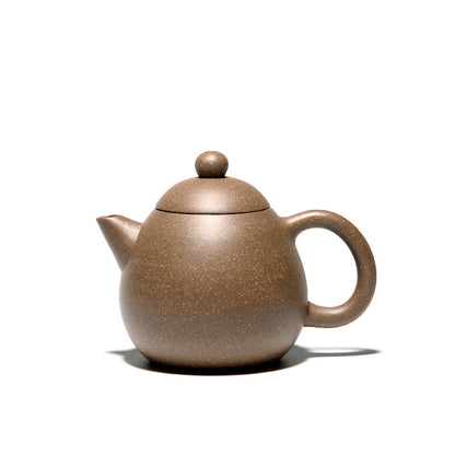 Marked Tea Pot Ball Shaped Infuser Hole Real Yixing Pot Duan Clay Dragon Egg Pot