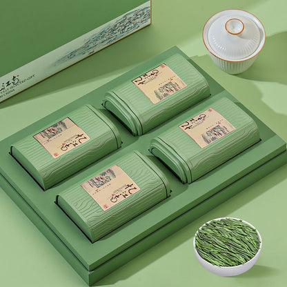 Longjing Green Tea Spring Tea New Tea Hand-Fried Bean Fragrant Gift Box