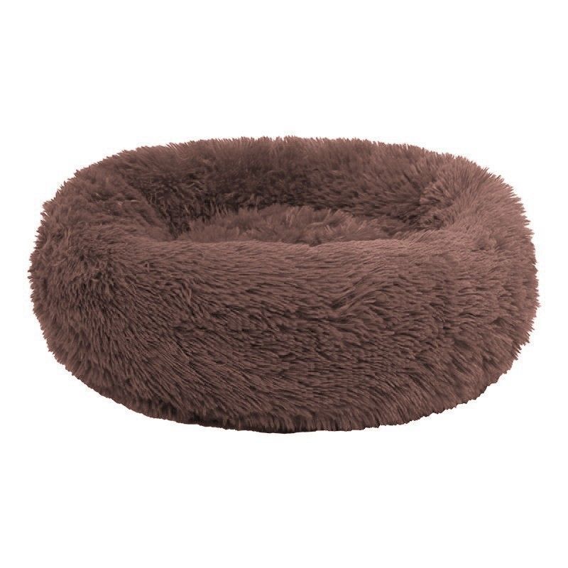 Cat Pet Beds Plush Round Kennel Dog Beddings Winter Warm Soft Mat Supply 40-50cm