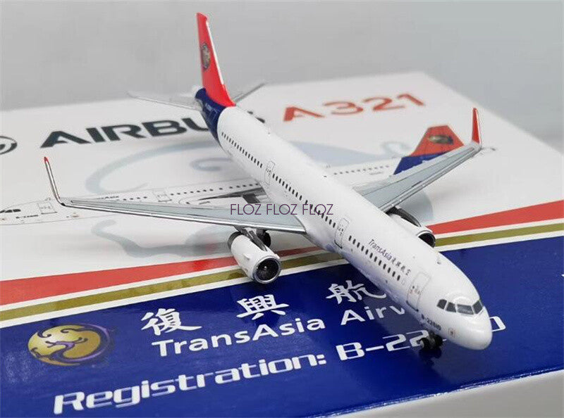 Dream Air TransAsia Airways for Airbus A321 B-22610 1:400 plane Pre-built Model