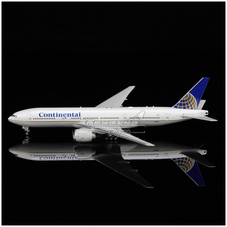 1:400 Phoenix Contiental BOEING 777-200ER Passenger Airplane Diecast Plane Model