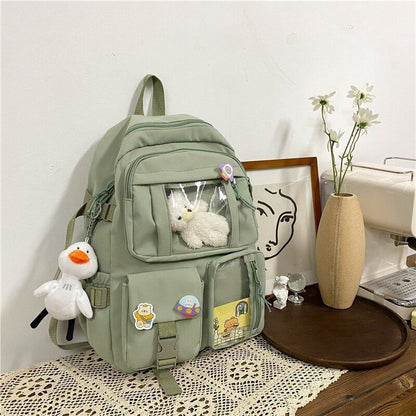 Large Backpacks Students School Purse Sweet Waterproof School Travel Bags Zipper