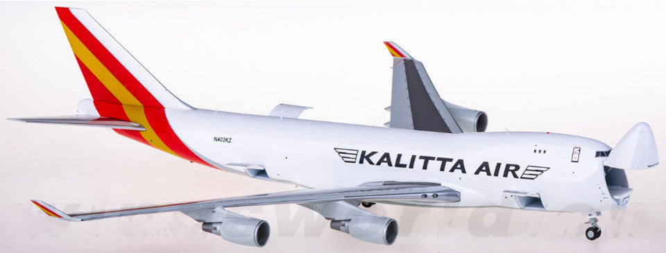 1:200 35CM GeminiJets KALITTA AIR BOEING 747-400F Aircraft Diecast Plane Model