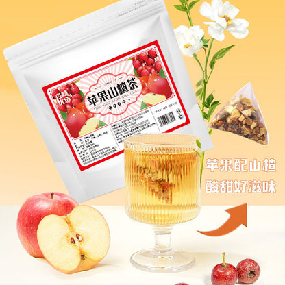 Apple Hawthorn Tea with Red Dates, Tangerine Peel, Fruit Tea Bag, 40g