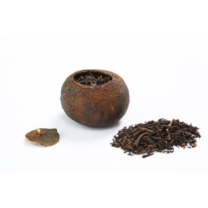 Yunnan Orange Puer Tea Pu-erh Tea Ripe 8685 * Gold Horse Puer Stuffed Tangerine