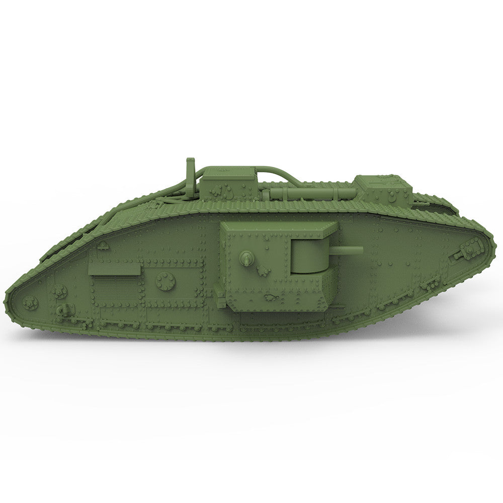 SS700372 1/700 Military Model Kit Great Britain Machine Mark V, Male Heavy Tanks