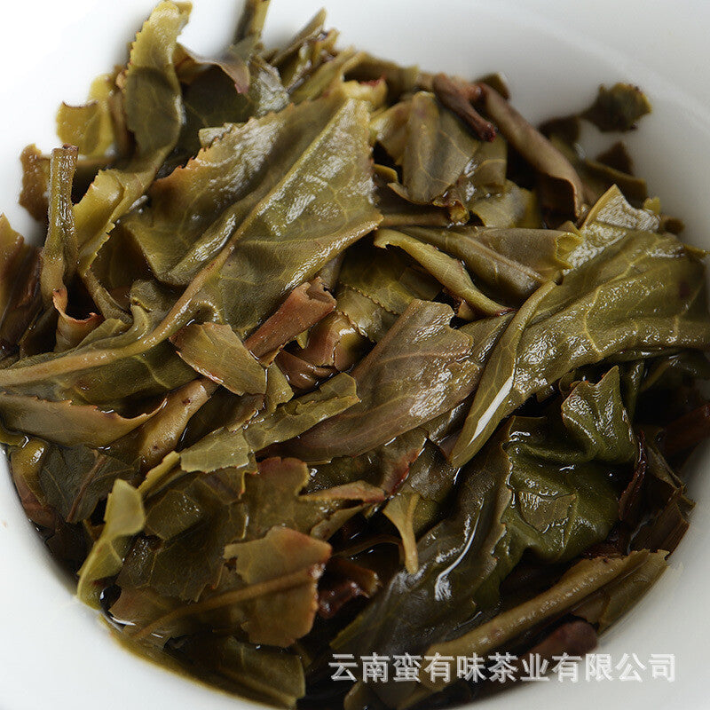 357g Yunnan Pu'er Tee Tianmen Berg Pu'er Raw Cakes Sieben Zickzack Tee