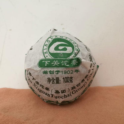 2011 Xiaguan Bulang Ancient Tree Tuocha Banpen Laozhai Pu'er Tea Raw Puer 100g