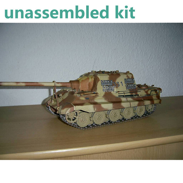 1:25 WWII Jagdtiger Heavy Tank Destroyer 3D Paper Model Ornaments Unassembled