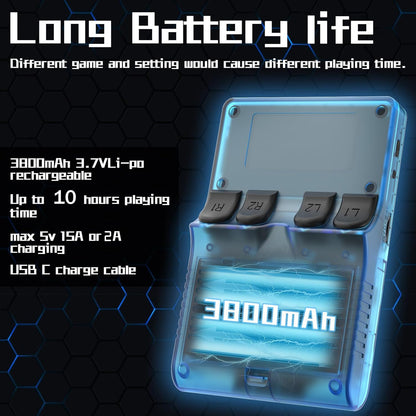 R40S PRO Handheld Game Console 3.5 Inch IPS Screen Mini Retro Console 30000Games