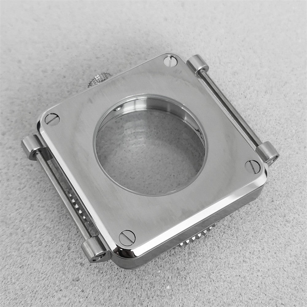 42mm Stainless Steel Watch Case For NH35/NH36/4R/7S Movement Accessories ww
