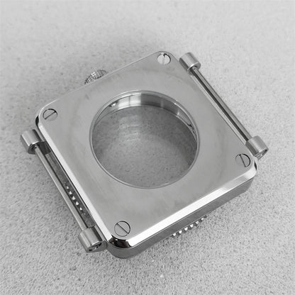 42mm Stainless Steel Watch Case For NH35/NH36/4R/7S Movement Accessories ww