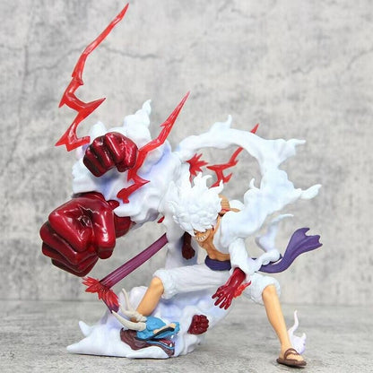 Anime One Piece Sun God Nika, Luffy's Gear 5 Action Figure PVC Model Statue Toys