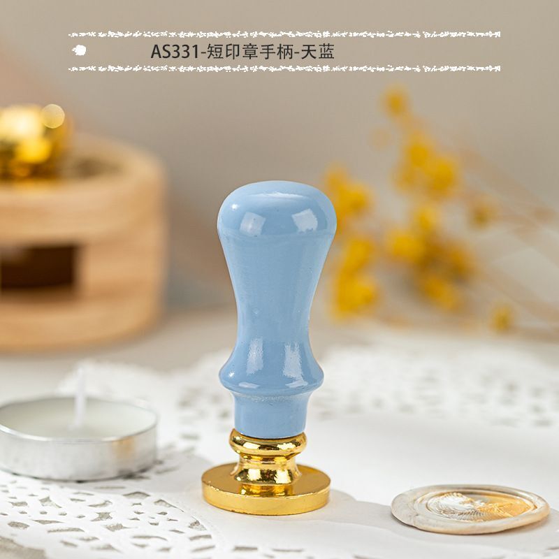 Wax Sealing Stamps Metal Retro Magic College Roman Column Handle DIY Card Making
