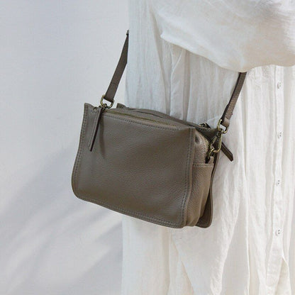 Handbags Small Women Bag Leather Flap Shoulder Bag Casual Zipper Crossbody Bags