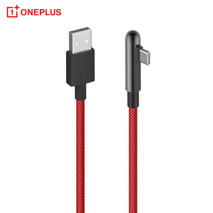 OnePlus USB‑A to Type‑C SUPERVOOC Charging Cable 1m 10A – L‑Shaped Gaming Cable