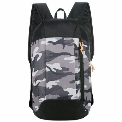 Sports Camouflage Travel Mountaineering Bag Zipper Belt Men Ladies Children
