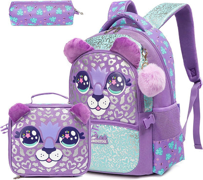 Kids Backpacks Girls School Bag Box School Backpack Girls Set Bookbag Backpack